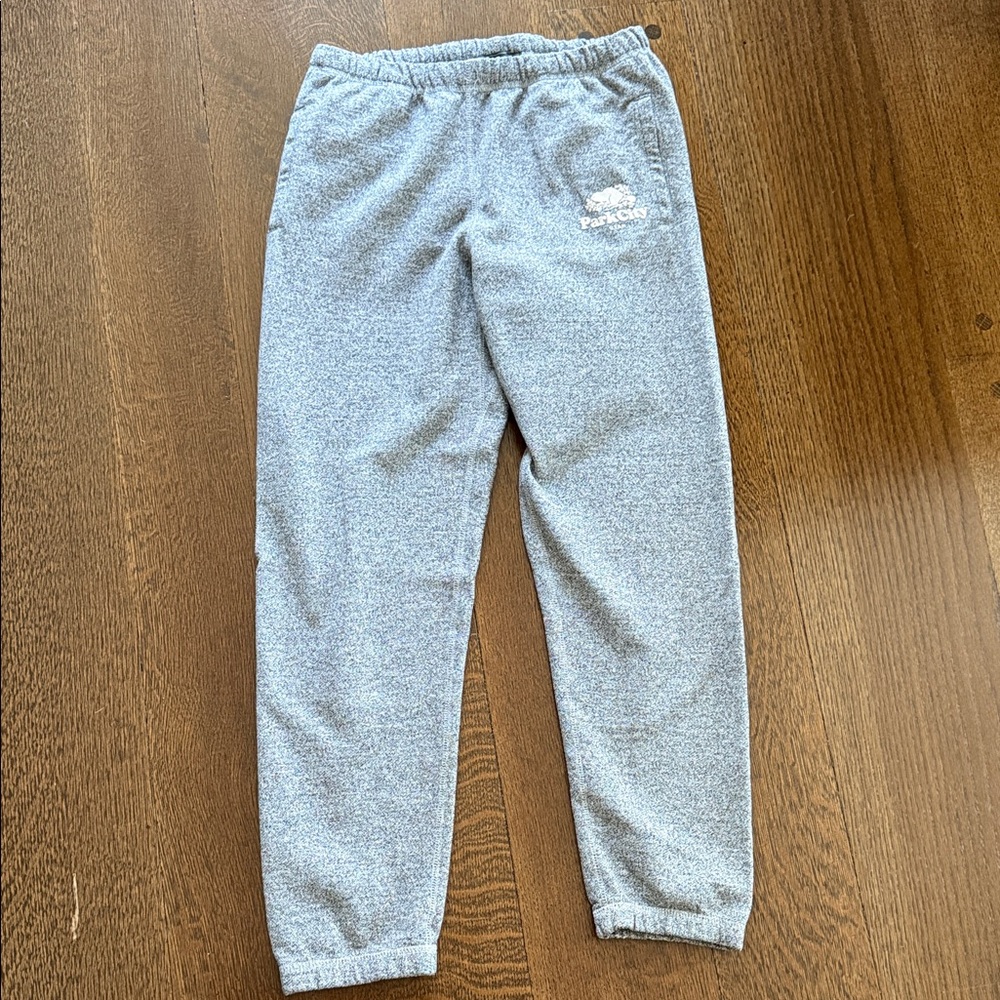 Roots Park City Gray Sweatpants with Elastic Waistband Womens Small